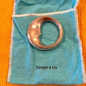 Tiffany &Co Man in the Moon Teether Baby Rattle